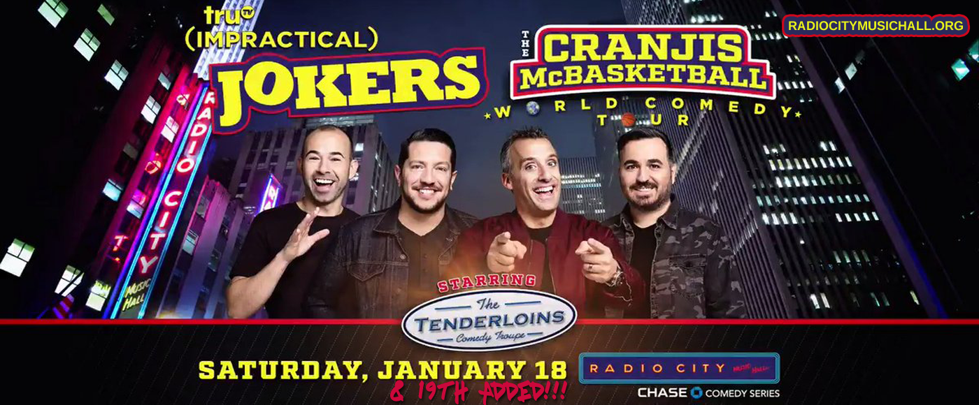 Impractical Jokers Live at Radio City Music Hall tickets Impractical Jokers Live at Radio City Music Hall