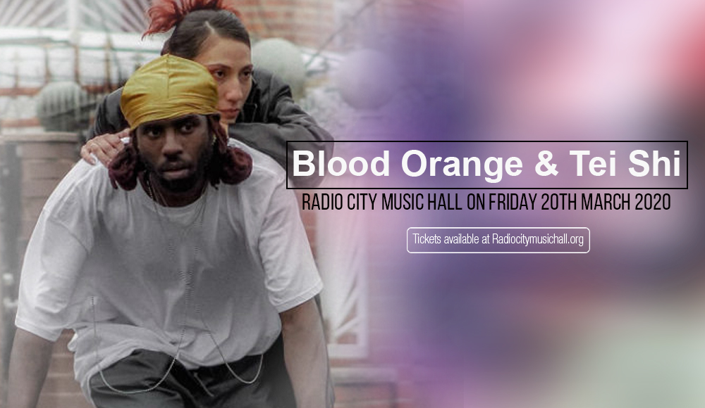 Blood Orange & Tei Shi at Radio City Music Hall