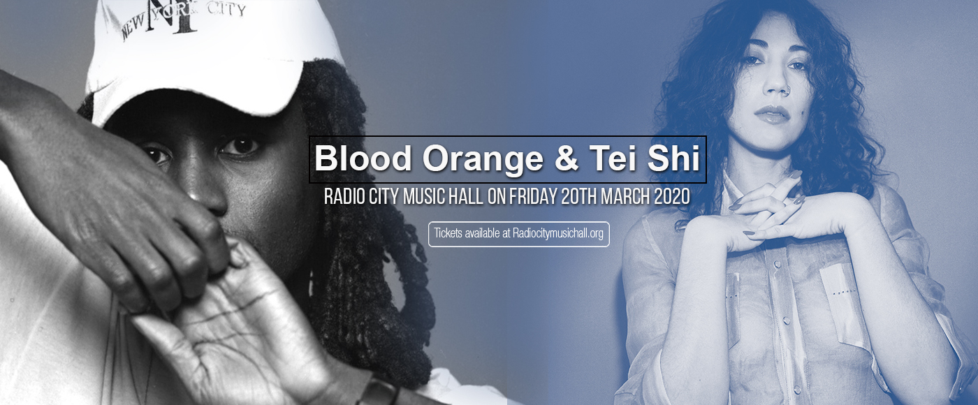 Blood Orange & Tei Shi at Radio City Music Hall