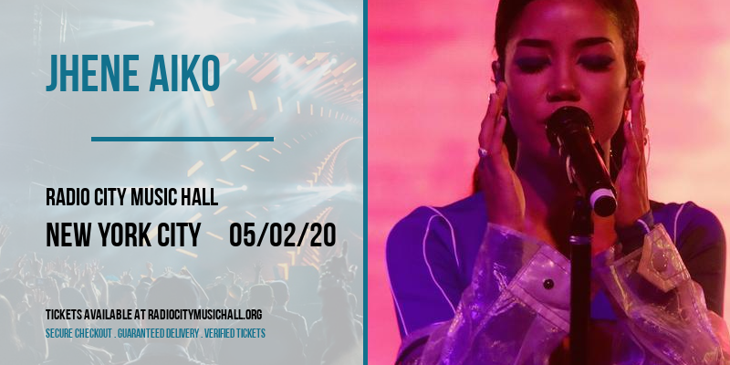 Jhene Aiko at Radio City Music Hall tickets Jhene Aiko at Radio City Music Hall