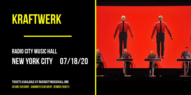 Kraftwerk at Radio City Music Hall tickets Kraftwerk at Radio City Music Hall