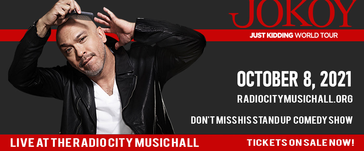 Jo Koy Tickets 8th October Radio City Music Hall