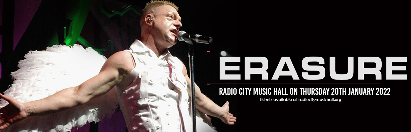 Erasure [CANCELLED] at Radio City Music Hall