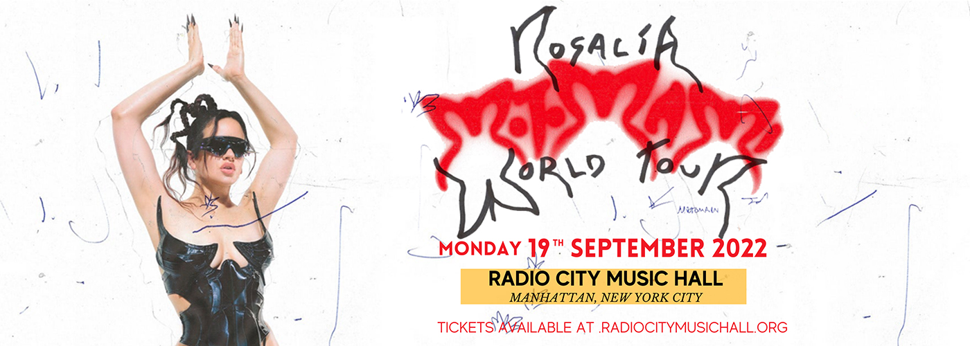 Rosalia at Radio City Music Hall tickets Rosalia at Radio City Music Hall