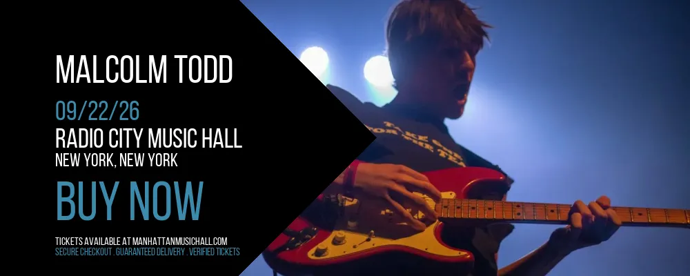 Malcolm Todd at Radio City Music Hall