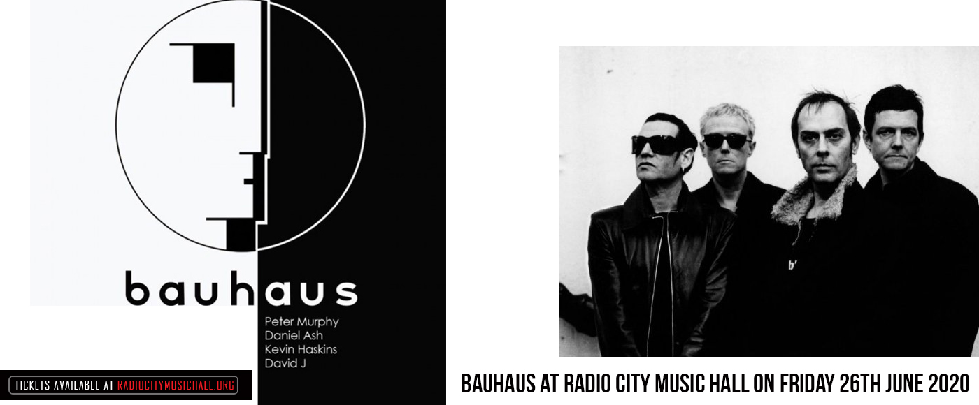 Bauhaus at Radio City Music Hall