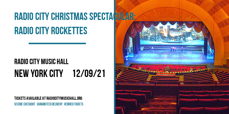 moneda Electricista Grafico Radio City Christmas Spectacular: Radio City Rockettes Tickets | 9th  December | Radio City Music Hall