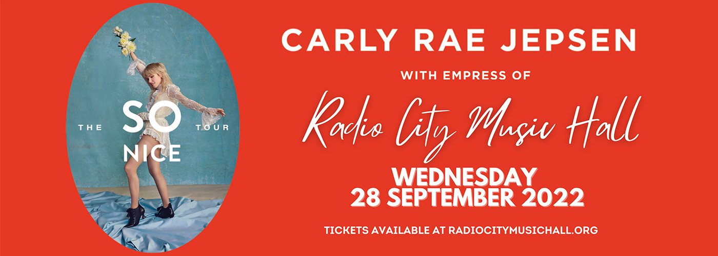 Carly Rae Jepsen at Radio City Music Hall